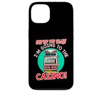 Out of My Way Going to Casino Gift Slot Machine à Jouer Coque pour iPhone 13