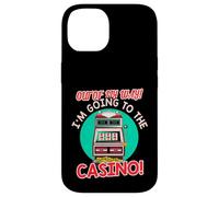 Out of My Way Going to Casino Gift Slot Machine à Jouer Coque pour iPhone 14