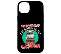Out of My Way Going to Casino Gift Slot Machine à Jouer Coque pour iPhone 14 Plus