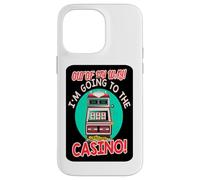 Out of My Way Going to Casino Gift Slot Machine à Jouer Coque pour iPhone 14 Pro Max