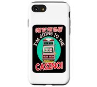 Out of My Way Going to Casino Gift Slot Machine à Jouer Coque pour iPhone SE (2020) / 7/8