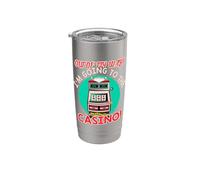 Out of My Way Going to Casino Gift Slot Machine à jouer Gobelet isotherme en acier inoxydable double paroi