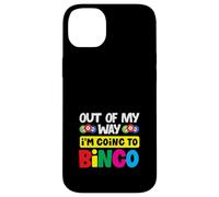 Out Of My Way I'm Going To Bingo Joueur de bingo Coque pour iPhone 14 Plus