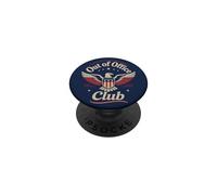 Out of Office Eagle Patriotic USA Freedom Humour PopSockets PopGrip Adhésif