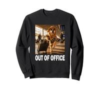 Out of Office Golden Retriever Avion Voyage Sweatshirt