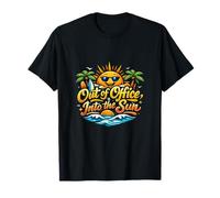 Out of Office Into The Sun Vacation Party T-Shirt