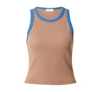 OUT OF ORBIT Haut 'Maja' camel / bleu roi, Taille XS-S