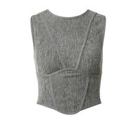 OUT OF ORBIT Haut 'Sila' gris chiné, Taille L