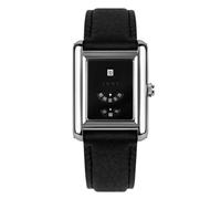 Out of Order - Forme vent automatique Jump-Hour - Noir - Rectangulaire - Montre pour homme