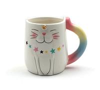 Out of the blue 78/8339 Mug en céramique, motif licorne, chat