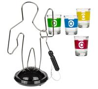 Out of the blue 79/3931 Jeu à Boire, Verre Transparent, 19 x 22,7 x 10 cm