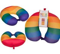 Out of the blue Coussin de Nuque, avec Rembourrage en micropellets, Coussin de Nuque Compact, avec Banderole à Suspendre, Dimensions Pratiques 30 x 30 cm, Coussin de Voyage Ergonomique pour Avion et