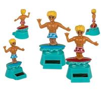Out of the blue Figurine solaire de surfeur vacillante, mer, plage, surfeur - Figurine décorative en forme de vague