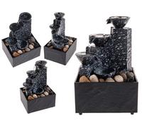 Fountaine de pierre conelle avec des pierres ornementales USB