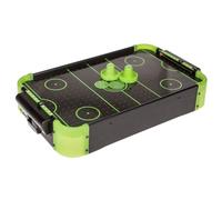 Out of the blue Jeu de fête Air Hockey Mini Table de Hockey sur air - Kit Complet pour Les soirées en Famille et Les fêtes - 50 x 31 x 9 cm
