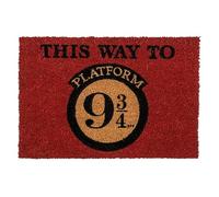 Out of the blue - Paillasson Harry Potter Gleis 9 3/4-60 x 40 cm - Design Magique pour Les Fans et Les collectionneurs - Convient pour l'intérieur et l'extérieur
