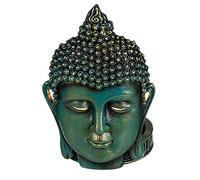 Out of the blue Porte-Bougie à Chauffe-Plat en polyresine, Thai Bouddha, ca. 11 cm