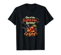 Out of The Frying San Farmer Country Farm Pun T-Shirt