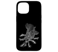 Out of The Shadows - Predator Gold Ambush Fishing Art Coque pour iPhone 15