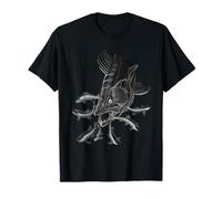 Out of The Shadows - Predator Gold Ambush Fishing Art T-Shirt