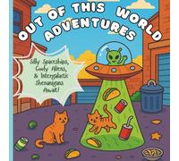 Out of This World Adventures: A Funny Alien & Space Coloring Book for Kids, Teens, and Curious Earthlings of All Ages: Includes UFOs, Silly Aliens, ... and Intergalactic Fun for the Whole Family