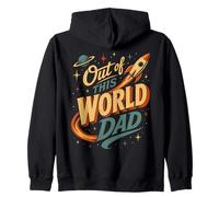 Out of This World Dad Funny Fathers Day Birthday Space Sweat à Capuche