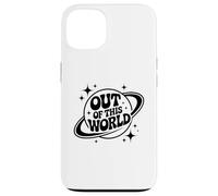 Out Of This World Groovy Funny Planet Space Geek Astronomy Coque pour iPhone 13