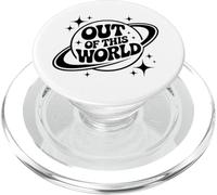 Out Of This World Groovy Funny Planet Space Geek Astronomy PopSockets PopGrip pour MagSafe