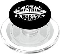 Out of This World Groovy Funny Planet Space Geek Astronomy PopSockets PopGrip pour MagSafe