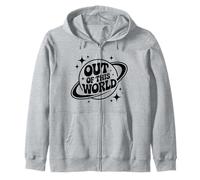 Out Of This World Groovy Funny Planet Space Geek Astronomy Sweat à Capuche