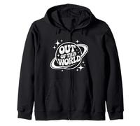 Out Of This World Groovy Funny Planet Space Geek Astronomy Sweat à Capuche