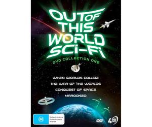 Out This Sci-FI DVD Collection One: When Collide War The Worlds/Conquest of Space/Marooned [Import]