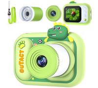 OUTACT Appareil Photo Dinosaure de Poche pour Enfants, Microscope Numérique avec écran LCD 2,4, Zoom 1000X, Prend en Charge Les Fonctions Photo et Vidéo, Cadeaux d'anniversaire pour 4 à 12 Ans