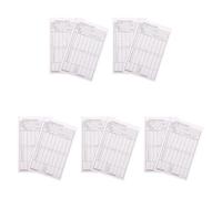 Outanaya 10 Pièces Carnet de Score de Golf et Format Compact Portable avec Pages Résistantes pour Utilisation Facile Terrain de Golf