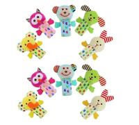 Outanaya 10 pièces Marionnettes à Doigts Animaux Peluche Douces pour Garçon Fille Coffret de Jouets Éducatifs pour Raconter des Histoires pour Garçons et Filles Jeu Interaction