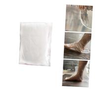 Outanaya 100 pièces Surchaussures Jetables Respirantes PE Imperméables pour Pédicure Confortables et Absorbants pour Soins Spa Quotidiens