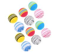 Outanaya 12 pièces Balles Entraînement Golf Mousse Légères pour Swing Compact Jouets Sport Garçon Fille Usage Intérieur et Extérieur Amélioration Précision et Maniabilité