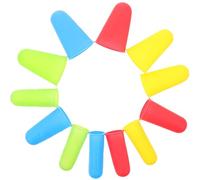 Outanaya 12 pièces Protecteurs de Doigts Silicone Anti-dérapants et Résistants à Usure Multicolores Réutilisables Manchons Souples et Confortables pour Artisanat Couture et Usage