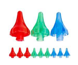 Outanaya 12pièces Embouts de Nettoyeur de Cérumen Réutilisables Buses Douces pour Lavage Oreille Contrôle Précis du Flux Eau Accessoires Portables pour Nettoyage Oreille Confortable