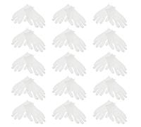 Outanaya 15 paires Coton Blanc Hydratants pour Mains Sèches Protection Douce Eczéma Lot de Soin Nuit Réparateur