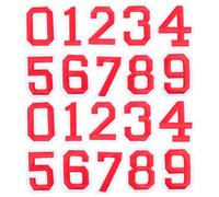 Outanaya 2 Ensembles Numéros Autocollants De Vêtements Autocollants De Numéros De Casque De Maillot De Football Décalcomanies Diy Pour Vêtements