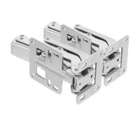 Outanaya 2 pièces Charnière Lourde pour Porte Acier Résistant Paumelle Cachée sans Perçage Lot pour Portes Lourdes et Coupe-feu