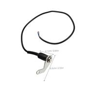 Outanaya 2 Pièces Interrupteur de Guidon Acier Inoxydable Bouton Autoverrouillant et Réinitialisable pour Phare Klaxon et Ventilateur Compatible Multiples Modèles