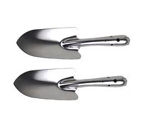 Outanaya 2 pièces Petite Truelle de Jardin Acier Inoxydable Outil Creuser Terre et Durable Pelle de Jardinage Pratique pour Transplantation et Nettoyage