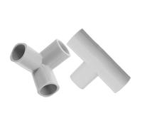 Outanaya 2 Pièces Raccords Coudés T et Triangle pour Parc Bébé Intérieur Connecteurs en Plastique 22 MM Accessoires de Sécurité pour Clôture de Jeu Bébé Pièces de Remplacement Robustes