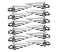 Outanaya 20 pièces Breloques Cône Alliage de Zinc pour Bracelets et Colliers Charms Légers et Durables pour Création de Bijoux Accessoires Artisanat DIY Pendentifs Porte-clés et