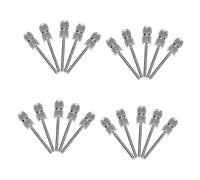 Outanaya 20 pièces Embouts Ponceuse Ongle Manchon Abrasif pour Manucure Ongles Naturels et Gel Outil Ponçage sans Poussière Accessoire Professionnel pour Salon et Usage Personnel