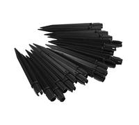 Outanaya 20 pièces Piquets de Lumière Solaire Abs Accessoires de Remplacement pour Lampes de Jardin Fixations Légères et Durables pour Éclairage Extérieur