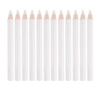 Outanaya 25pcs Stylo à Pointiller pour Nail Art en Bois et Cire Blanc Compatible Strass Prévention des Erreurs pour Manucure DIY