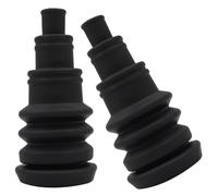 Outanaya 2pièces Passe-Fil Caoutchouc TPE pour Protection Câble Électrique Automobile Anneau Étanche Anti-Abrasion pour Faisceau de Câbles
